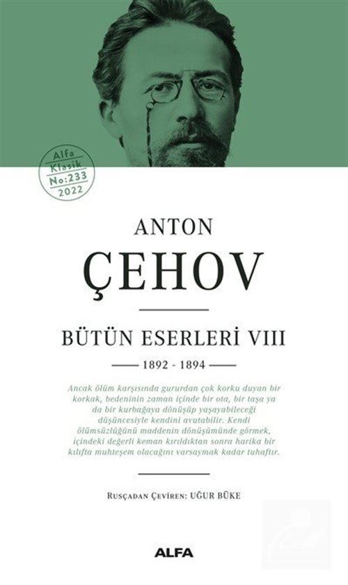 Anton Çehov Bütün Eserleri Vııı 1892 -1894 Ciltli / Anton ...